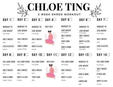 chloe ting program|Chloe Ting 2 week program.